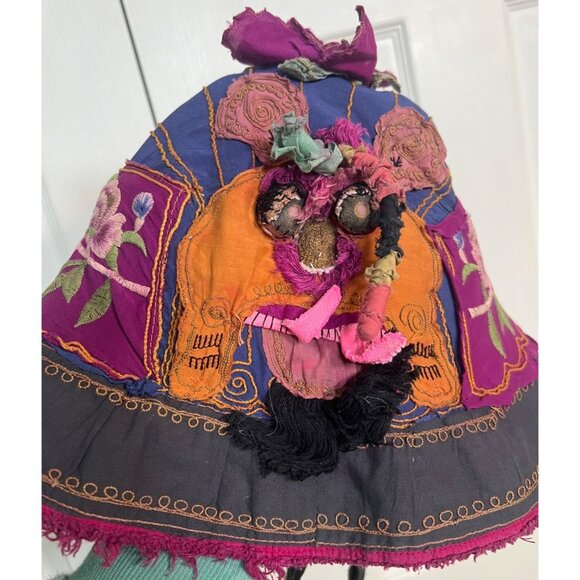 NEW Magnolia Pearl Applique Parnassus Hat Cotton/Silk - Picture 3 of 11